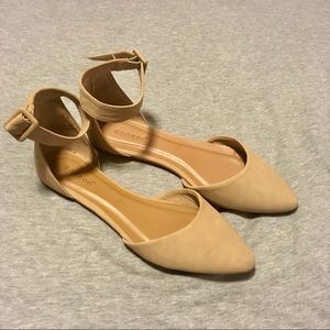 Charlotte Russe Nude Ballet Flats Size 7.5